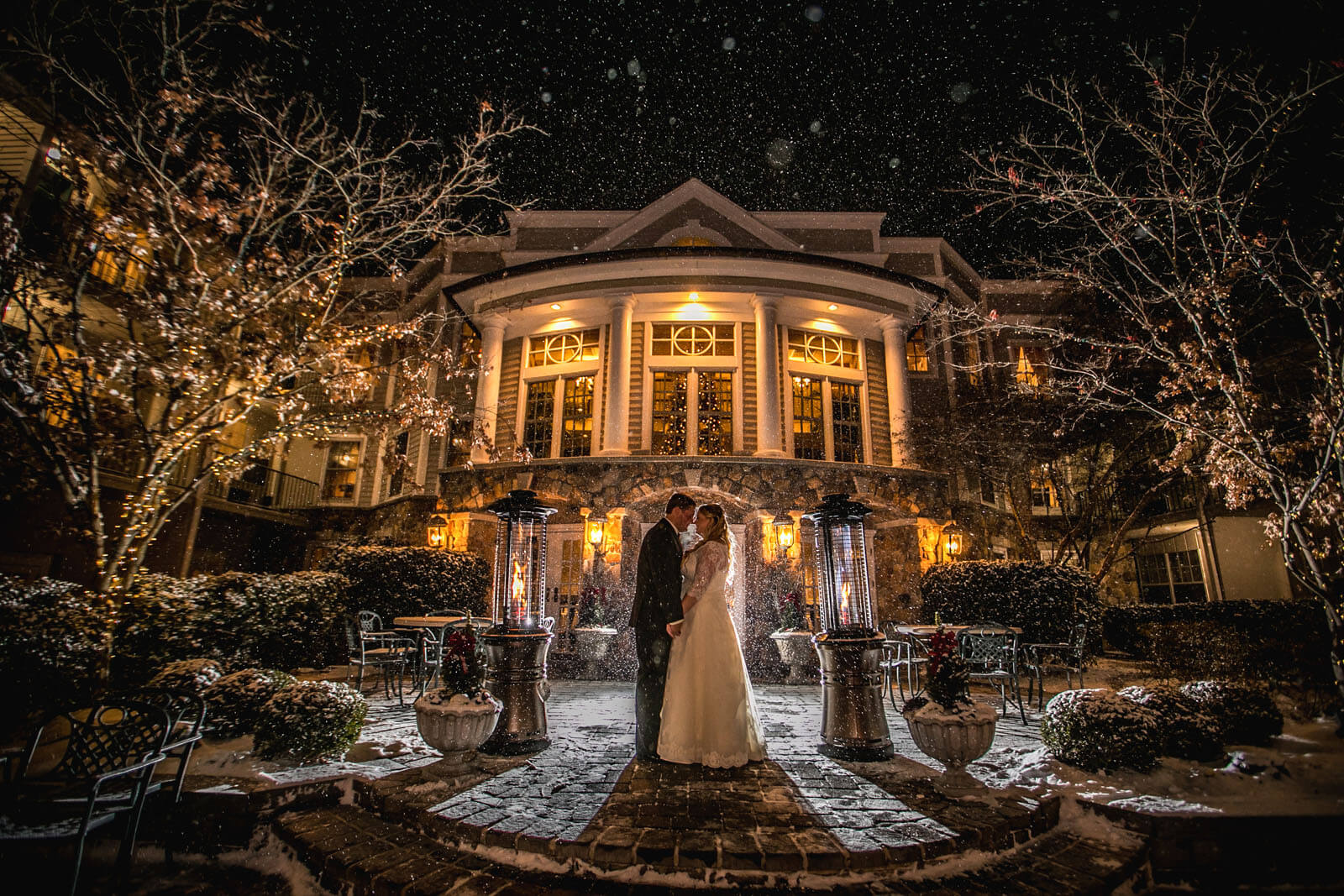 Courtyard in Winter for web – Gary Flom Photography