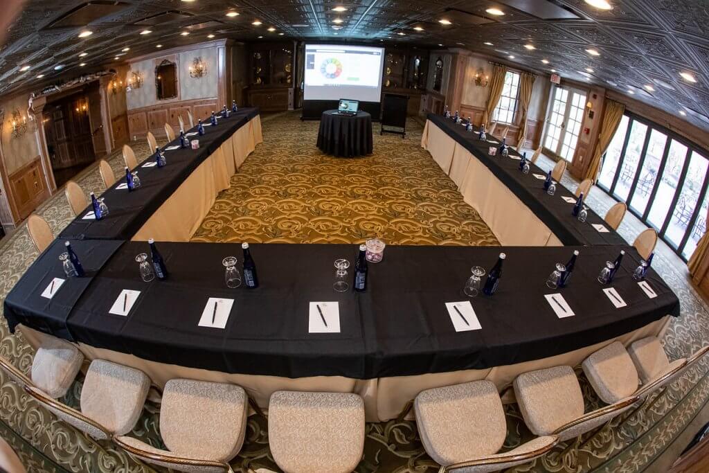 Hunt Room Meetings have access to a tented patio for breaks